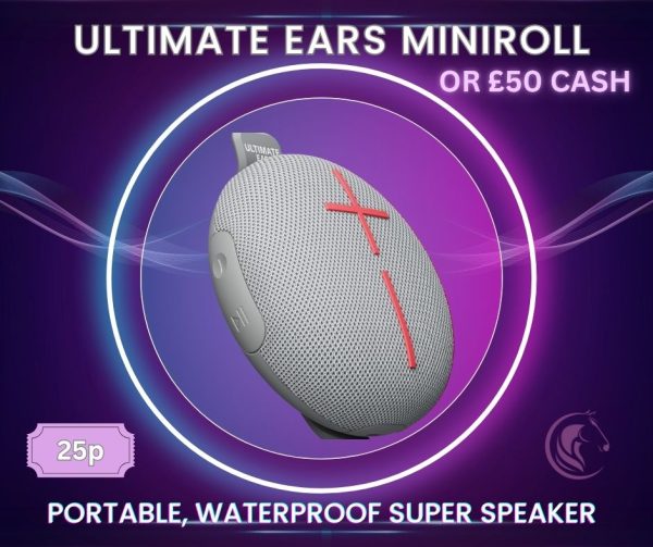 Ultimate Ears MINIROLL Bluetooth Speaker or £50 CASH