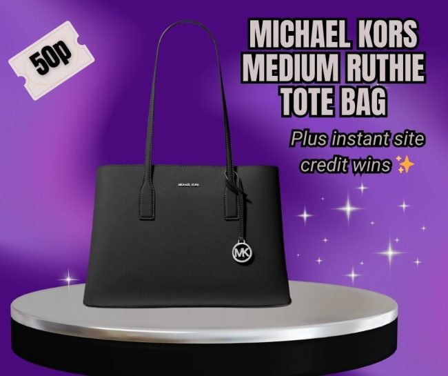 MICHAEL KORS Black Medium Ruthie Tote Bag